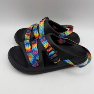 Chaco Chillos Sport Slides Tie Dye‎ Sandals Kids Child Footwear Hiking Size 4